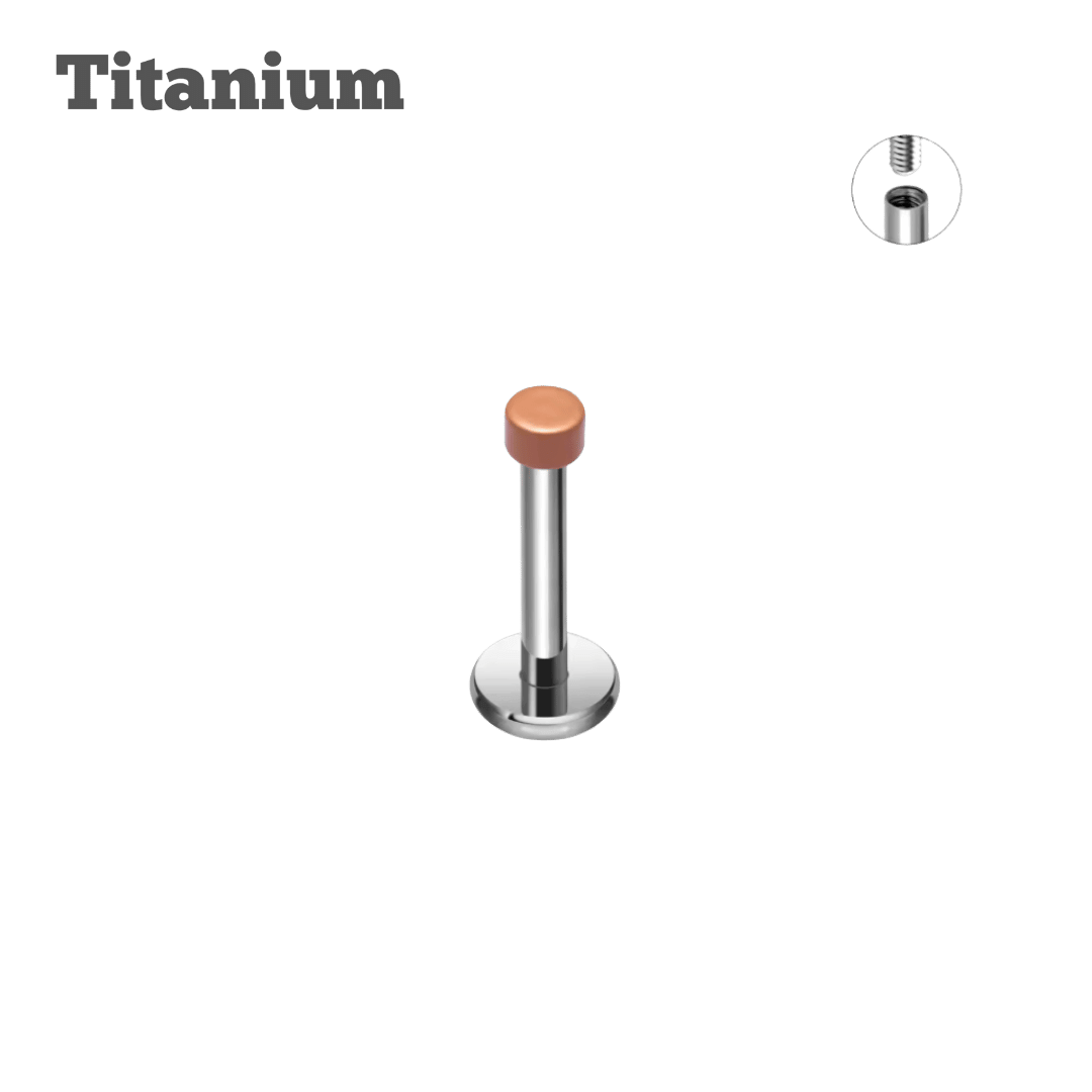 Titanium Nude Pill Threaded Labret