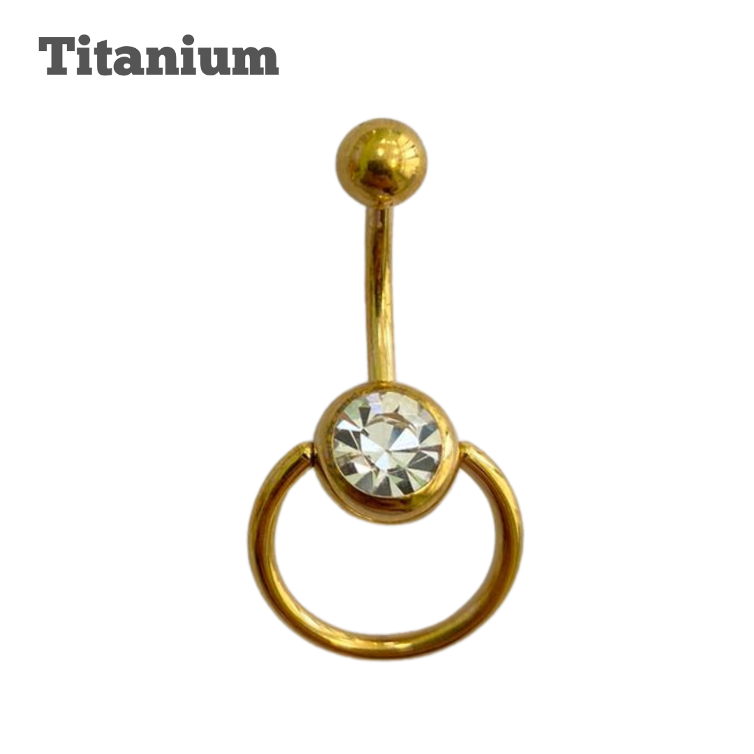 belly piercing jewelry gold color 